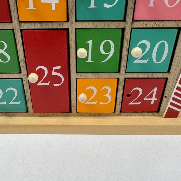 Wooden Christmas Advent Calendar. - Picture 5 of 9